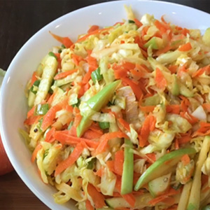Cabbage And Apple Slaw For Weight Loss